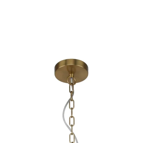 Люстра подвесная Palear 2775-10P Favourite янтарная на 10 ламп, основание латунь в стиле современный шар фото 2